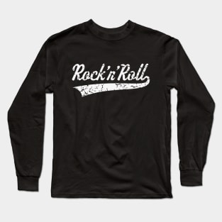 Rock 'n' Roll Vintage White Long Sleeve T-Shirt